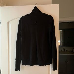Alo Funnel Neck Sweatshirt Black M